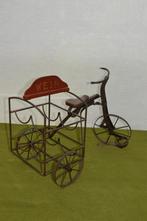 Nostalgische gietijzeren wijnfiets / wijnhouder voor 4 fless, Antiek en Kunst, Curiosa en Brocante, Ophalen of Verzenden