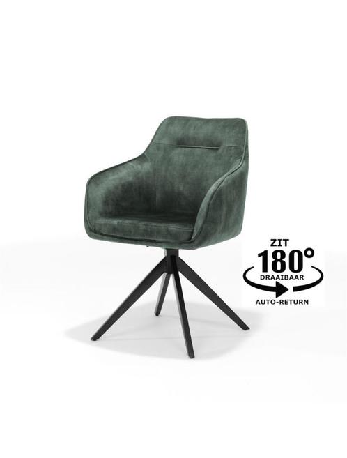 Armstoel Jazz draaivoet aurora stof hunter FR | Webshop, Huis en Inrichting, Stoelen, Nieuw, Metaal, Stof, Overige kleuren, Ophalen of Verzenden
