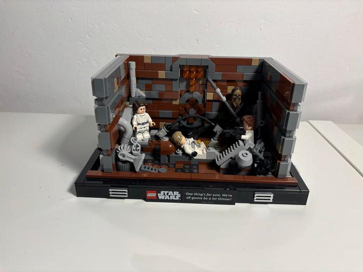 Lego 75339 Trash Compactor Diorama - Compleet!, Kinderen en Baby's, Speelgoed | Duplo en Lego, Zo goed als nieuw, Lego, Complete set