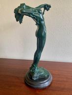 Bronzen Beeld Vrouw Naakt Vine Frishmuth, Antiek en Kunst, Kunst | Beelden en Houtsnijwerken, Ophalen of Verzenden