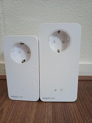Devolo Magic 1 set (1x LAN, 2x Wifi) beschikbaar voor biedingen