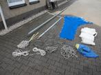Aluminium mast 6,9m+ giek, 4 zeilen, huik enz.., Ophalen, Gebruikt