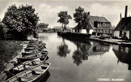 Uitgeest, Sluishaven - roeiboten - 1969 gelopen, Verzamelen, Ansichtkaarten | Nederland, Gelopen, Overijssel, 1960 tot 1980, Verzenden