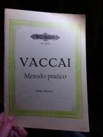 Vaccai Muziekboek Zangles Hoge stemmen Italiaans, Ophalen of Verzenden, Gelezen, Overige onderwerpen