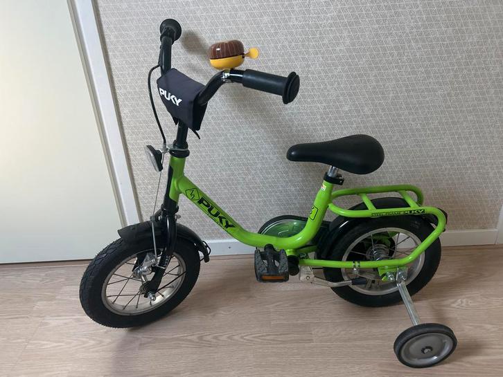 Als nieuw Puky Z2 kinder fiets zijwielen - 12 inch - Groen, Fietsen en Brommers, Fietsen | Kinderfietsjes, Zo goed als nieuw, Zijwieltjes