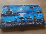 nieuw schilderij uit Tunesië, nog in plasic 36x21cm, Huis en Inrichting, Minder dan 50 cm, Nieuw, Ophalen of Verzenden, Schilderij