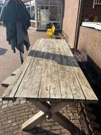 Terrastafel, Tuin en Terras, Ophalen, Gebruikt, Rechthoekig, Hout