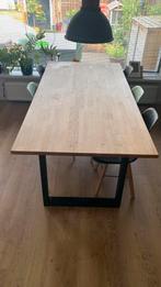 Eetkamertafel met 6 stoelen, Huis en Inrichting, Tafels | Eettafels, Ophalen, Gebruikt, 100 tot 150 cm, 200 cm of meer