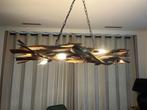 Hanglamp hout, Huis en Inrichting, Lampen | Hanglampen, Ophalen, Zo goed als nieuw, Hout, Minder dan 50 cm