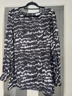Nieuwe zwart/wit motief blouse van Kaffe Curve, mt 50, Kaffe Curve, Nieuw, Ophalen of Verzenden, Blouse of Tuniek
