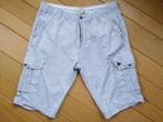 PILOT bermuda short wit grijs streep maat XL, Ophalen of Verzenden, Maat 56/58 (XL), Wit, Zo goed als nieuw