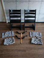 2 Stokke Tripp Trapp kinderstoelen + Beugel & Kussenset!, Kinderen en Baby's, Kinderstoelen, Ophalen, Zo goed als nieuw, Meegroeistoel