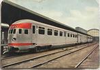 kaart 1934 afbeelding gestroomlijnde trein, Ophalen of Verzenden, Zo goed als nieuw, Trein, Kaart of Prent