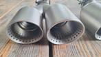 Dubbele uitlaat sierstukken Golf MK7 look sierpotten bubbel, Motoren, Ophalen of Verzenden, ., ., .