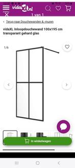 Douchewand, Ophalen, Nieuw, 80 tot 100 cm