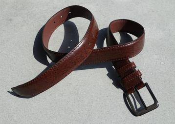 herenriem 118-5 / 110 x 3,4 cm in koffiebruin - nieuw beschikbaar voor biedingen