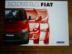 Fiat Multipla 11 / 1998 6 pag. Duits, Verzenden, Zo goed als nieuw, Overige merken