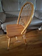 Stoel houten stoel keukenstoel hout eetstoel windsor stijl, Huis en Inrichting, Ophalen of Verzenden, Zo goed als nieuw