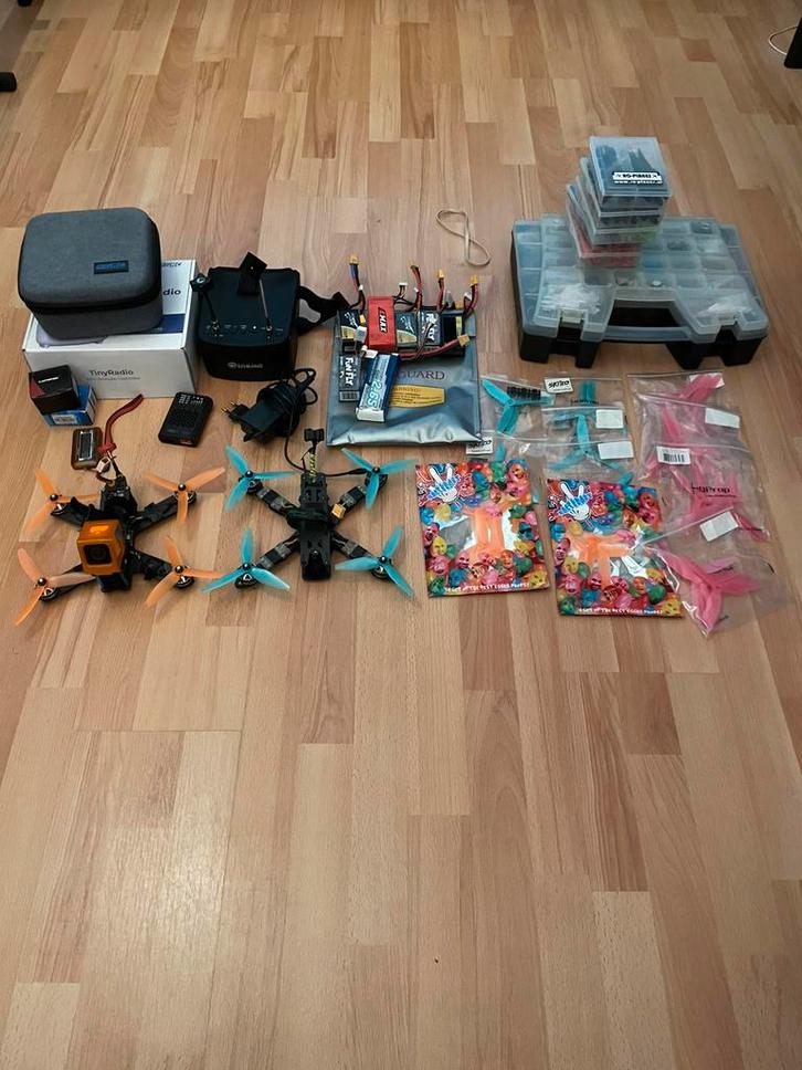 Complete FPV Set Ready To Fly, Hobby en Vrije tijd, Modelbouw | Radiografisch | Helikopters en Quadcopters, Zo goed als nieuw