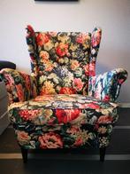 Stoffen fauteuil – Ikea (bloemen), Stof, Zo goed als nieuw, Ophalen