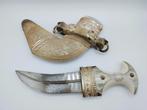 Zilveren Khanjar Oman Dolk (was van Dries van Agt)., Antiek en Kunst, Verzenden, Zilver