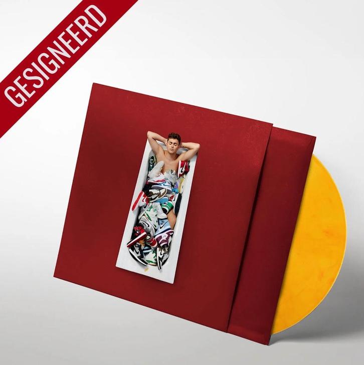 Vinyl LP Flemming Twee Stappen Voor GESIGNEERD ORANJE NIEUW, Cd's en Dvd's, Vinyl | Nederlandstalig, Nieuw in verpakking, Pop