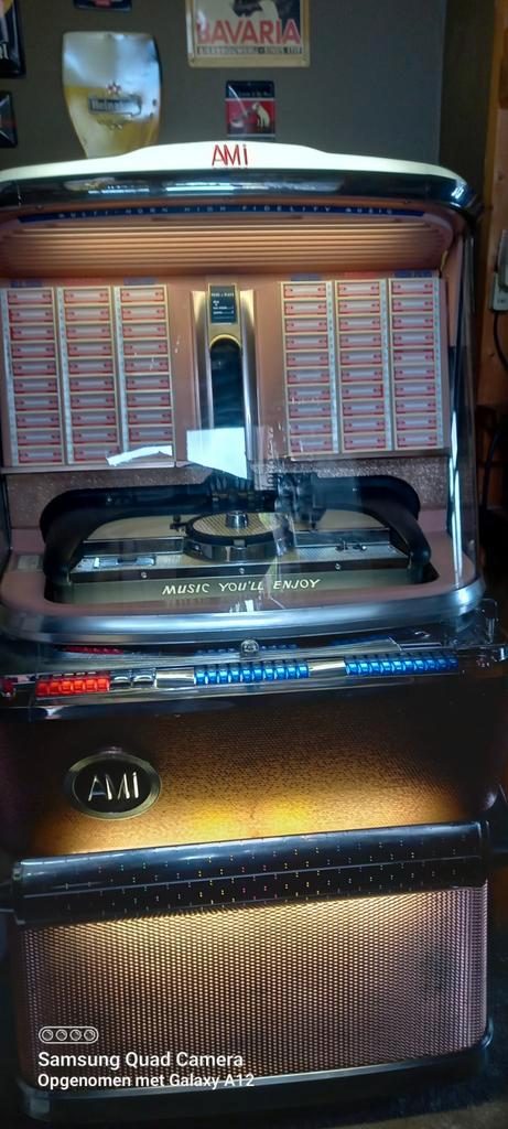 Ami h120 volledig gerestaureerd, Verzamelen, Automaten | Jukeboxen, Zo goed als nieuw, Ami, 1950 tot 1960, Ophalen of Verzenden