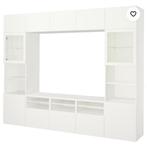 IKEA Besta systeem wandmeubels / kasten wit, diverse soorten, Ophalen, Met deur(en), Zo goed als nieuw, Minder dan 150 cm