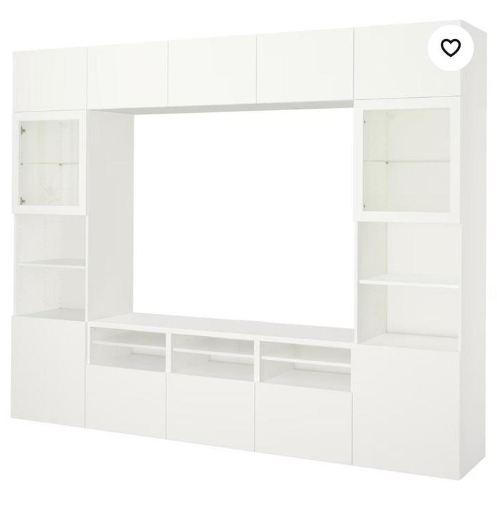 IKEA Besta systeem wandmeubels / kasten wit, diverse soorten, Huis en Inrichting, Kasten | Wandmeubels, Zo goed als nieuw, 150 tot 200 cm