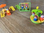 Vintage Fisher Price speeltuin met poppetjes, Ophalen of Verzenden, Zo goed als nieuw