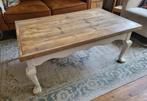 Salontafel Steigerhout Grenenhout Onderstel, Ophalen, Gebruikt, 100 tot 150 cm, Grenenhout