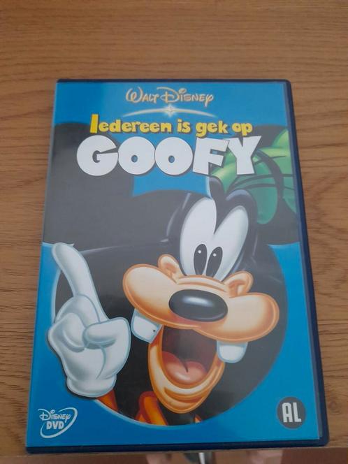 Bijna gratis Walt Disney dvd Iedereen is gek op Goofy, Cd's en Dvd's, Dvd's | Tekenfilms en Animatie, Zo goed als nieuw, Europees