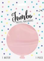 Jumbo Ballon - Roze - 1mtr, Verzenden, Nieuw, Versiering, Geboorte of Huwelijk