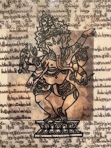 Ganesha Kunstwerk 30/30 beschikbaar voor biedingen