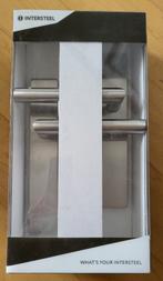 te koop deurkruk van het merk intersteel type Rehenen RVS, Ophalen of Verzenden, Nieuw