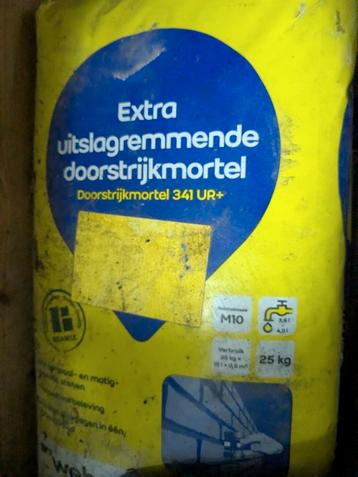 Extra uitslagremmende doorslag mortel beschikbaar voor biedingen