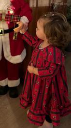 kerstjurkje beertjes handmade 86-92, Kinderen en Baby's, Babykleding | Maat 86, Ophalen of Verzenden, Zo goed als nieuw, Meisje
