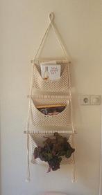 Xl grote gehaakte macrame hanger opberger mandjes, Ophalen of Verzenden, Zo goed als nieuw