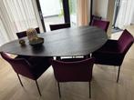 6x LUXE Eetkamerstoelen, Ophalen, Zo goed als nieuw