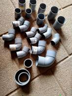 Te koop  restpartij afvoer bochten, Doe-het-zelf en Verbouw, Buizen en Afvoer, Bochten, Pvc, Ophalen of Verzenden, Zo goed als nieuw