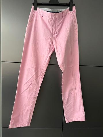 TOMMY HILFIGER ROZE HEREN BROEK PANTALON W 34 L 32   