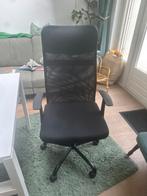 Zwarte bureaustoel, Ophalen, Zo goed als nieuw, Zwart