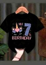 Nieuw birthday t-shirt maat 122, Kinderen en Baby's, Kinderkleding | Maat 122, Ophalen of Verzenden, Nieuw, Meisje, Shirt of Longsleeve