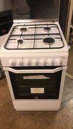 indesit gasfornuis 50 cm breed, Gebruikt, Energieklasse A of zuiniger, Gas, 85 tot 90 cm