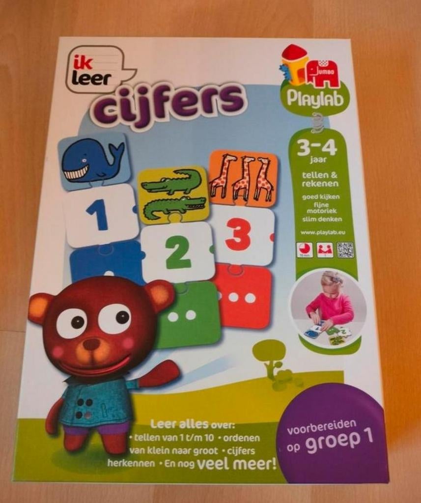 Ik leer cijfers - Playlab, Ophalen of Verzenden, Zo goed als nieuw, Rekenen