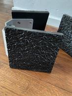 Zwarte vintage deurgreep voordeur. 3 sets., Ophalen of Verzenden