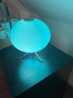 Tafel lamp, Ophalen, Vlot, breedte 20 cm kap, Zo goed als nieuw, Glas