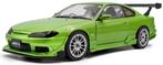 Nissan SILVIA S15 SPEC-R AERO  groen solido 1999 nieuw 1:18, Hobby en Vrije tijd, Modelauto's | 1:18, Ophalen, Nieuw, Auto, Solido