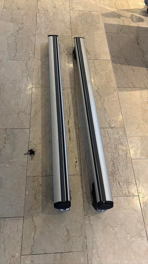 Universele dakdrager 120 cm voor geïntegreerde dakrails, Ophalen of Verzenden, Zo goed als nieuw