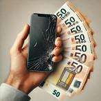 DIRECT GELD VOOR JE KAPOTTE IPHONE??? 11,12,13,14,15,16,17, Zwart, Ophalen of Verzenden, Zonder simlock, Zonder abonnement